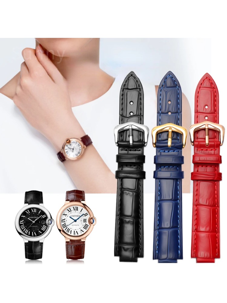 Men'S Accessories Cartier - Pasek do zegarka z prawdziwej skóry